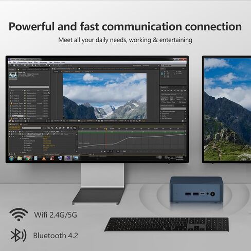 Mini PC Ryzen 5 3550H (MAX 3.7GHz) DDR4 MINI COMPUTERS ، 16GB RAM 512GB NVME SSD ، Dual HDMI ، 4 منافذ USB ، 1 منافذ الإيثرنت RJ45 ، Wi-Fi 5 ، BT5.0 in Kuwait