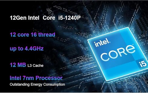 REATAN Intel NUC12WSKI5 MINI PC/HTPC ، OS 11 MINI COMPUTER ، I5-1240P 10C/12T ، حتى 4.4 GHz Turbo ، NVME SSD DDR4RAM ، WIFI 6 ، BT 5.2 Thunderbolt in Kuwait