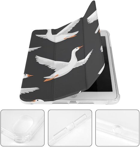 Flying Wild Geese Case مع حامل القلم Trifold Trifold Stand متوافق مع iPad Mini 4/5/6 Mini4/5 （7.9in） in Kuwait