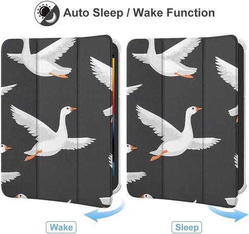 Flying Wild Geese Case مع حامل القلم Trifold Trifold Stand متوافق مع iPad Mini 4/5/6 Mini4/5 （7.9in） in Kuwait