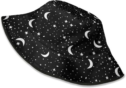 Goth Bucket Hat Sun Moon Star Hat for Women Men Fashion Travel Summer Outdoor Beach Hats Comfortable Fishing Cap in Saudi Arabia