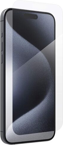 ZAGG InvisibleShield Glass Screen Protector for iPhone 15 Pro Max - 3X Shatter Protection, Anti-Fingerprint Technology, Easy to Install in Saudi Arabia