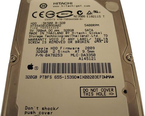 Hitachi HTS545032B9SA02 SATA 320GB HDD Hard Drive 2.5 5400RPM Laptop (Renewed) in Saudi Arabia