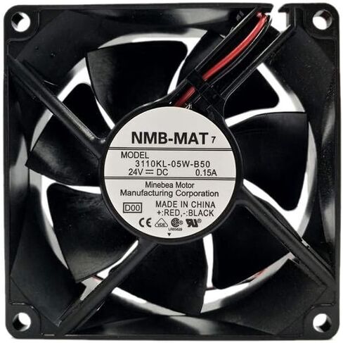 3110KL-05W-B50 مروحة لـ DC24V 0.15A 80 × 80 × 25 مم 2 مروحة تبريد 2-ware in Kuwait