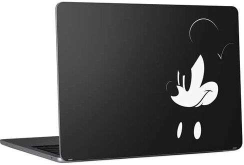 Skinit Skinit Lastop Skin Concervation مع MacBook Air 13.6in M2 (2022) - Disney Mickey Mouse بالأبيض والأسود مرخصة رسميًا in Kuwait