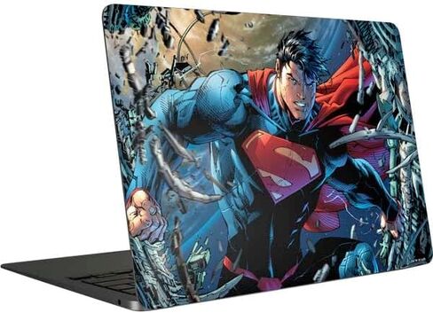 Skinit Skinit Laptop Skin متوافق مع MacBook Air 13in (2020) - تصميم Warner Bros Comic Superman المرخص رسميًا in Kuwait