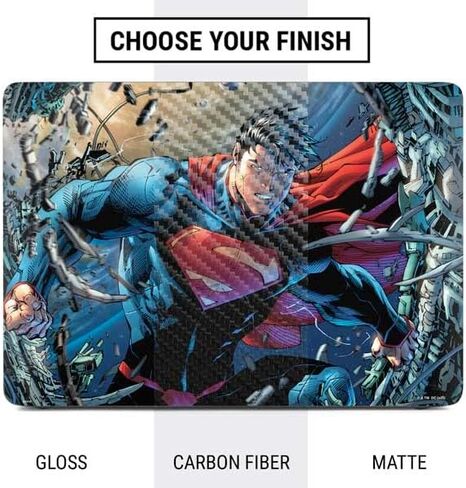 Skinit Skinit Laptop Skin متوافق مع MacBook Air 13in (2020) - تصميم Warner Bros Comic Superman المرخص رسميًا in Kuwait