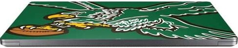 Skinit Laptop Decal Skin Compatible with Universal Laptop 17in (13.8 x 10in) - Officially Licensed NFL Philadelphia Eagles Retro Logo Design in Saudi Arabia