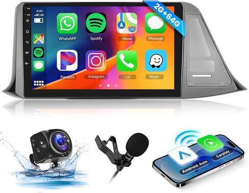 [4G+64G] Android Car Stereo for Toyota CHR 2016-2019 Radio with Wireless Carplay Android Auto Radio, Hodozzy 9 inch Touch Screen with GPS, Mirror Link, Bluetooth, WiFi, DSP, FM/RDS Radio in Saudi Arabia