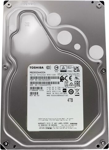 MG08-D 4TB SAS 4KN 7200RPM 3.5in 12 جيجابت في الثانية محرك الأقراص الصلبة MG08SDA400A in Kuwait