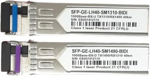40 كيلومتر من الألياف البصرية SFP MODULE GIGABIT LC 1310NM/1550NM in Kuwait