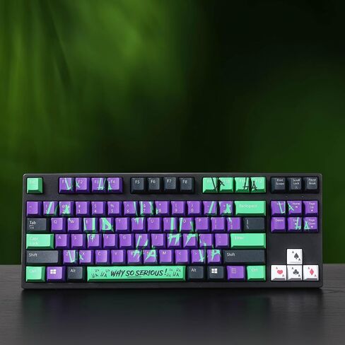 Joker Graffiti Custom Keycap Set | Cherry Profile | PBT Dye-Sub | 135 Keys | Mechanical Gaming Keyboards | PC Accessories in Saudi Arabia