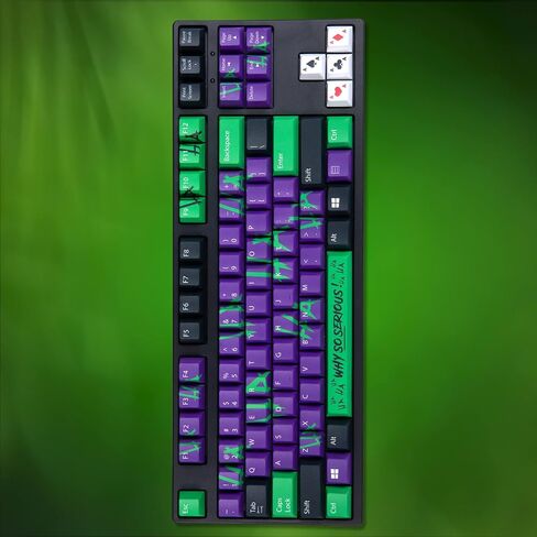Joker Graffiti Custom Keycap Set | Cherry Profile | PBT Dye-Sub | 135 Keys | Mechanical Gaming Keyboards | PC Accessories in Saudi Arabia