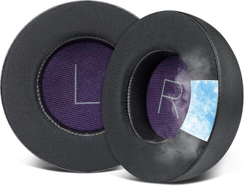 SOULWIT Cooling Gel Replacement Ear Pads Cushions for Plantronics BackBeat Pro Wireless Noise Canceling Headphones, Earpads with Ice Silk Fabric, High-Density Noise Isolation Foam - Black in Saudi Arabia