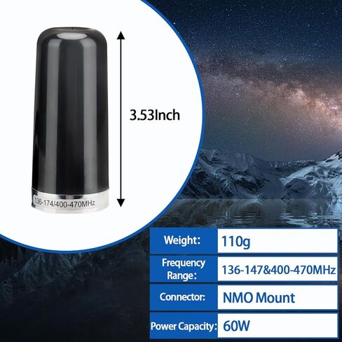 الهوائي الهوائي الهوائي الهوائي الهوائي المزدوج VHF UHF 136-174MHz 400-470MHz NMO اتصال للسيارة الشاحنة الهواة VHF in Kuwait