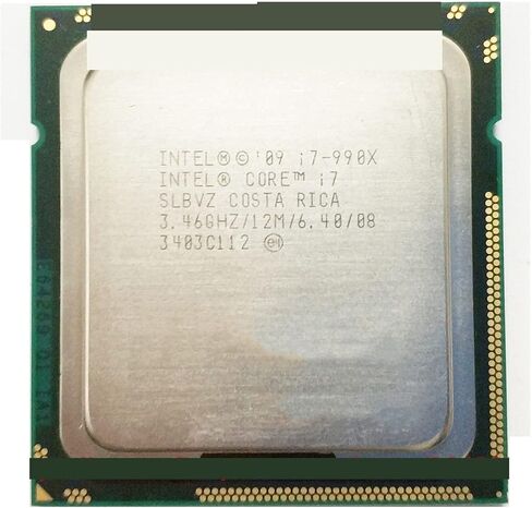 CPU C I7-990X Processor Extreme Edition I7 990X 3.46GHz 12M 6-COREST in Saudi Arabia