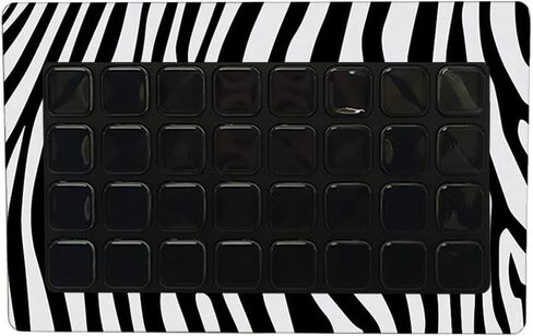 Maysyskins الجلد متوافق مع Elgato Stream Deck XL - Black Zebra | غلاف الالتفاف الواقي ، الدائم ، والفريد من نوعه | من السهل تطبيق الأنماط وإزالتها وتغييرها | صنع في الولايات المتحدة in Saudi Arabia