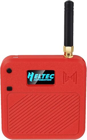 Heltec WiFi Lora 32 لوحة تطوير مع 3000 مللي أمبير في الساعة بطارية Meshtastic Lorawan متوافقة مع ESP32-S3 SX1262 شريحة OLED من النوع C USB IOT Smart Home Wireless Projects Case (N32 Red) in Kuwait