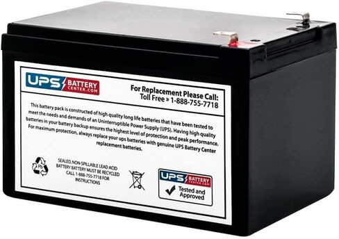 UPSBatteryCenter RBC4 Compatible Battery for APC Smart UPS SC 620VA SC620I (1Yr Warranty) in Saudi Arabia