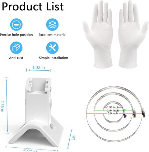 Gutter Mount and Pole Mount Compatible with Eufy Security SoloCam S340, Solar Security Camera in Saudi Arabia
