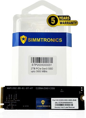 2TB PCIe 3.0 NVMe M.2 SSD | Up to 3500/3000MB/s Read/Write | DRAM Cache for Speed & Efficiency | 3D TLC NAND | Compatible with Desktops & Laptops | 5-Year Warranty Included in Saudi Arabia