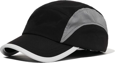 CLAPE Lightweight Short Bill Baseball Caps Quick Dry UV Protection Outdoor 5 Panel Hat Unstructured Tucker Cap for Men in Kuwait