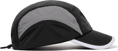 CLAPE Lightweight Short Bill Baseball Caps Quick Dry UV Protection Outdoor 5 Panel Hat Unstructured Tucker Cap for Men in Kuwait