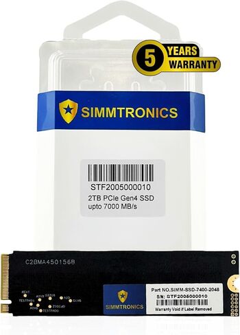 2TB PCIe 4.0 NVMe M.2 SSD | Up to 7400MB/s | Professional Grade 800 TBW Endurance | Gaming & 4K Content Creation | 5 Yr Warranty in Saudi Arabia