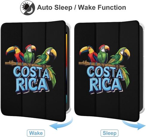 Costa-Ri-ca Tropical Bird Case with Pen Holder Slim Lightweight Trifold Stand Compatible with iPad mini 4/5/6 Mini4/5（7.9in） in Kuwait