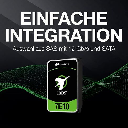 Seagate exos 7e10 St6000NM000B 6TB 512N SATA 6GB/S 7200RPM 256MB محرك الأقراص الصلبة in Saudi Arabia