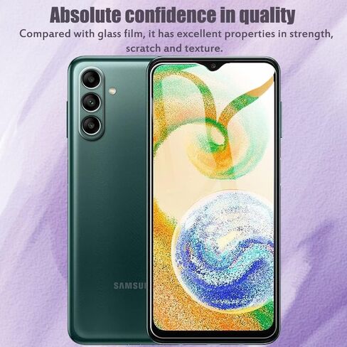 [3+2 Pack] for Samsung Galaxy A04S/Galaxy A13 5G/4G Screen Protector (3 Packs) with 2 Packs Camera Lens Protector,HD Clear Scratch Resistant Bubble Free 9H Hardness Tempered Glass in Kuwait