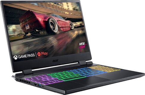 acer 2023 Newest Nitro 5 Gaming Laptop, 15.6" QHD IPS 165Hz Display, AMD Ryzen 7 6800H (8 cores), NVIDIA GeForce RTX 3070 Ti, 64GB DDR5 RAM, 2TB SSD, Wi-Fi 6E, Backlit Keyboard, Windows 11 Home in Saudi Arabia