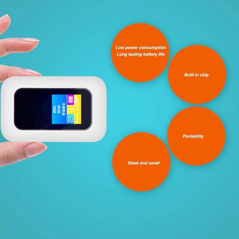 نقطة اتصال WiFi المتنقلة ، جهاز توجيه محمول محمول 4G LTE مع فتحة بطاقة SIM وبطارية كبيرة ، لعائلة القيادة ذاتية السفر in Kuwait
