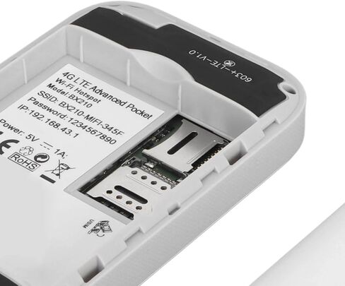 نقطة اتصال WiFi المتنقلة ، جهاز توجيه محمول محمول 4G LTE مع فتحة بطاقة SIM وبطارية كبيرة ، لعائلة القيادة ذاتية السفر in Kuwait