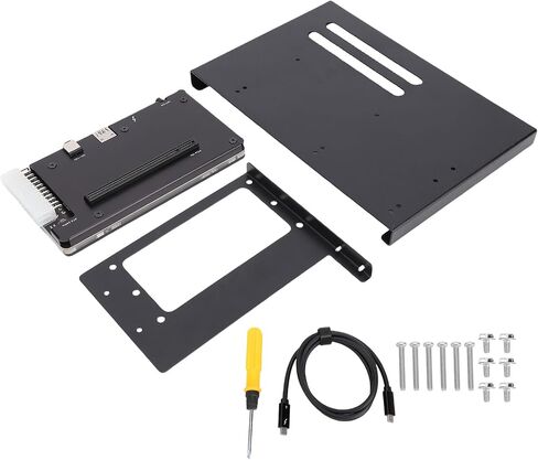 GPU Enclosure with SFX Bracket, USB 4.0 ATX 24Pin Connector PCIE 16X Slot Graphics Card Dock Fit for Thunderbolt 3 4 Mini External eGPU Docking Station in Saudi Arabia