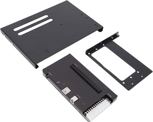GPU Enclosure with SFX Bracket, USB 4.0 ATX 24Pin Connector PCIE 16X Slot Graphics Card Dock Fit for Thunderbolt 3 4 Mini External eGPU Docking Station in Saudi Arabia