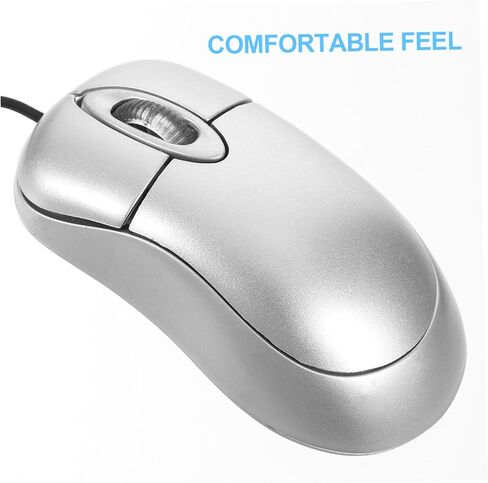 Housoutil mini mini mouse pantical mouse مع تصميم مريح للحبل قابل للسحب متوافق مع أجهزة الكمبيوتر المحمولة MAC للسفر والاستخدام المكتبي in Kuwait