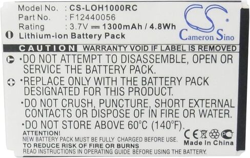 VINTRONS 1300mAh Battery for Logitech Harmony 1100 Remote, Harmony 1100i Remote, in Saudi Arabia