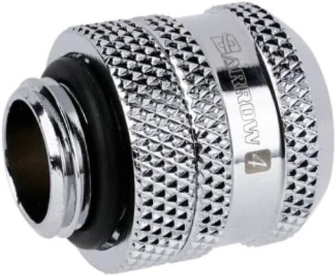 Barrow G1/4 "إلى 12 مم من ضغط أنابيب صلبة ، فضي لامعة ، 4 عبوات in Kuwait