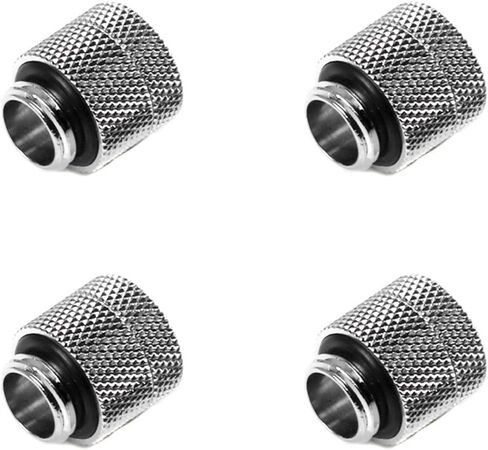 Barrow G1/4 "من الذكور إلى الإناث المضاد للذات ، والفضة اللامعة ، 4 عبوات in Kuwait
