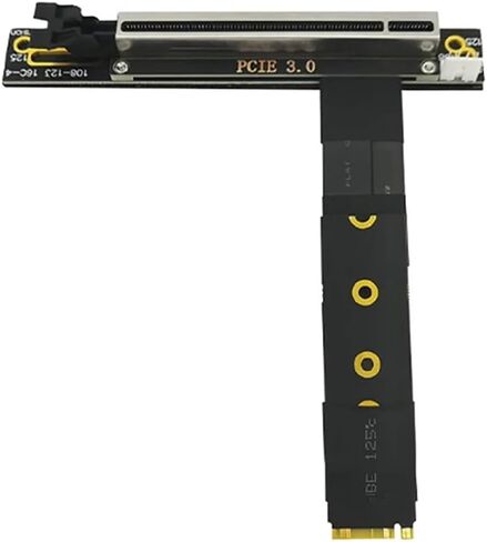 M.2 إلى 3.0 x16 تمديد كابل PCIE X16 إلى M.2 M بطاقة Riser Key لـ M2 NVME SSD لبطاقة رسومات سطح المكتب 1050TI in Saudi Arabia