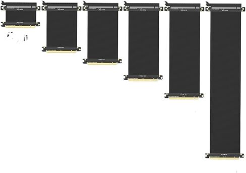 رسومات عالية السرعة PCI CONNECTOR CALLER CARD PCI-E X16 3.0 منفذ تمديد الكابل المرن لـ (15 سم) in Kuwait
