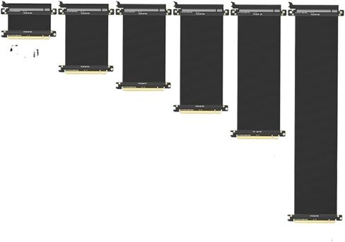 رسومات عالية السرعة PCI CONNECTOR CALLER CARD PCI-E X16 3.0 منفذ تمديد الكابل المرن لـ (15 سم) in Saudi Arabia