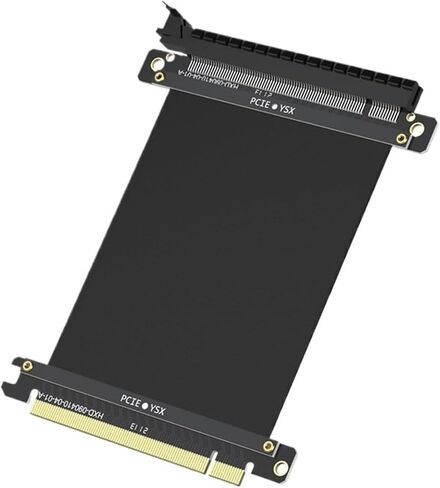 رسومات عالية السرعة PCI CONNECTOR CALLER CARD PCI-E X16 3.0 منفذ تمديد الكابل المرن لـ (15 سم) in Saudi Arabia
