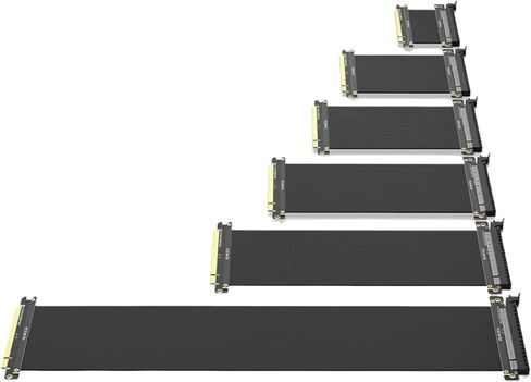 رسومات عالية السرعة PCI CONNECTOR CALLER CARD PCI-E X16 3.0 منفذ تمديد الكابل المرن لـ (15 سم) in Kuwait