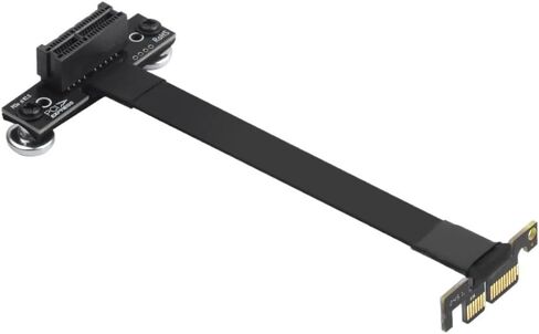 X4 Riser Cable 90 درجة الزاوية اليمنى 8GBPS PCIE 3.0 X1 إلى X1 تمديد كابل PCI 1x Riser Card Ribbon Extender in Saudi Arabia