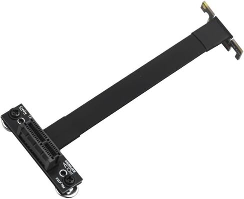 X4 Riser Cable 90 درجة الزاوية اليمنى 8GBPS PCIE 3.0 X1 إلى X1 تمديد كابل PCI 1x Riser Card Ribbon Extender in Saudi Arabia
