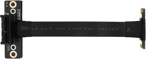 PCIE X1 تمديد كبل PCIE3.0 1x إلى X1 كابل 120 مم 90 درجة الزاوية اليمنى PCI 1x 8GBPS موسع عالي السرعة in Saudi Arabia