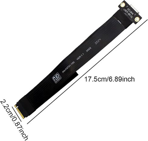 PCIE 4.0 to SFF-8611 SFF-8612 Female Adapter Cable External Graphics Card Extension Cable in Saudi Arabia