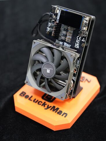 Nerdqaxe ++ Bitcoins Miner 4.8th/S ، 4 قطع BM1370 ASIC SOLO SOLO BTC Miner ، 15J/TH 98W استهلاك الطاقة ، 2.4G WIFI آلة تعدين مفتوحة المصدر (أخضر) in Kuwait